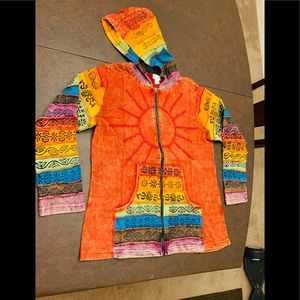 NWT “Sunshine Dream” Full Zip Hoodie -Size 1X